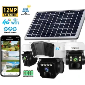 دوربین امنیتی خورشیدی اوکم مدل TL3 با ۳ لنز ۱۲ مگاپیکسل