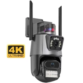 دوربین سیم کارت خور دو لنزه چرخشی v380