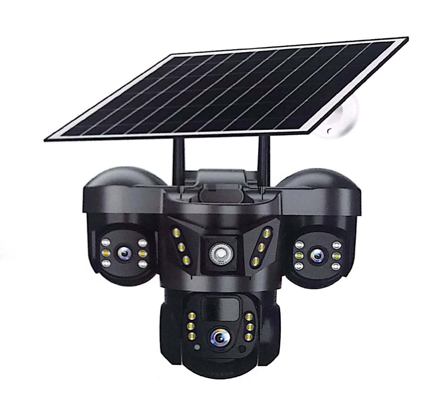 دوربین خورشیدی سه لنز مدل V380Pro هیولا